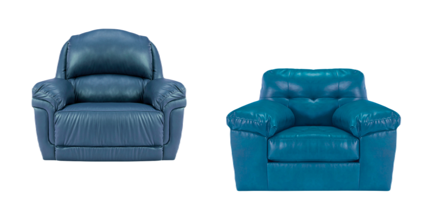 Leather blue chairs isolated 2024 12 07 11 44 53 utc