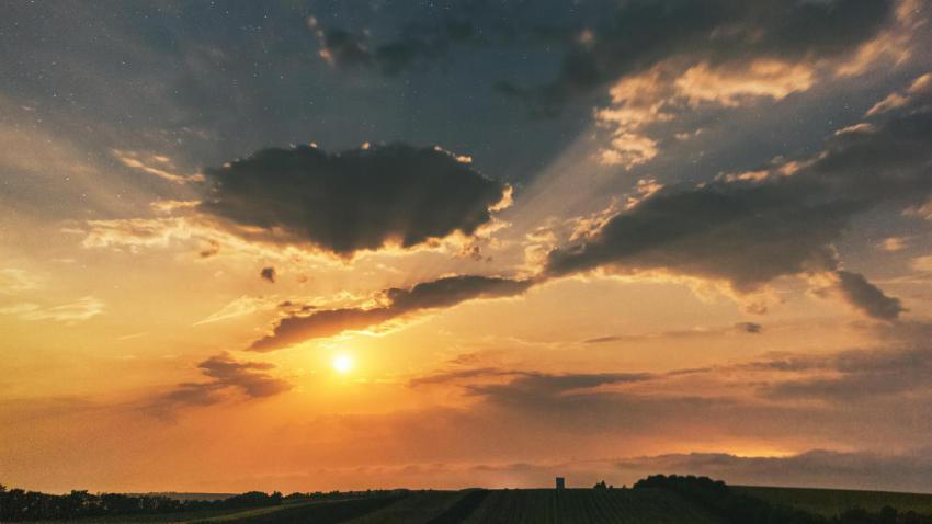 View of sunset at nature 2023 11 27 04 52 15 utc