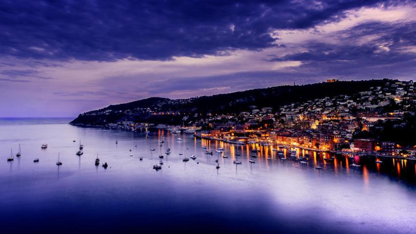 Purple Sunset Villefranche