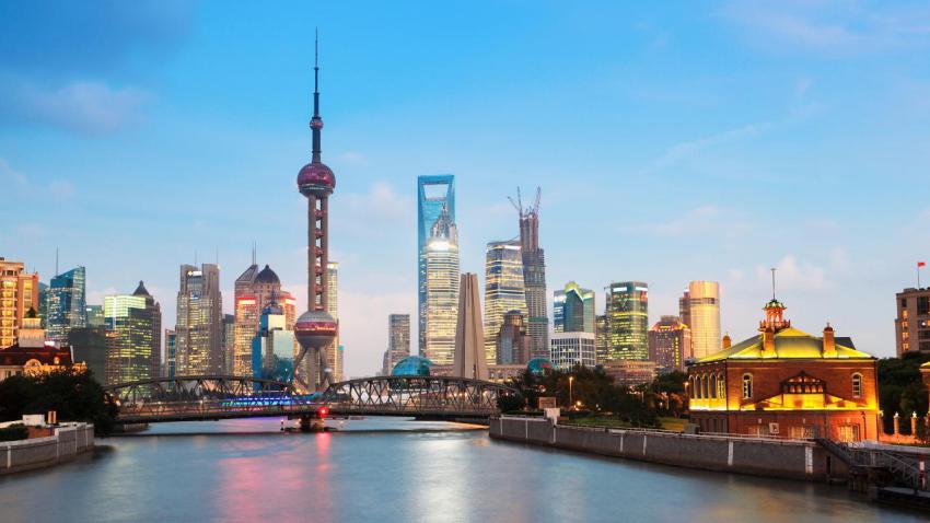 Beautiful night in shanghai