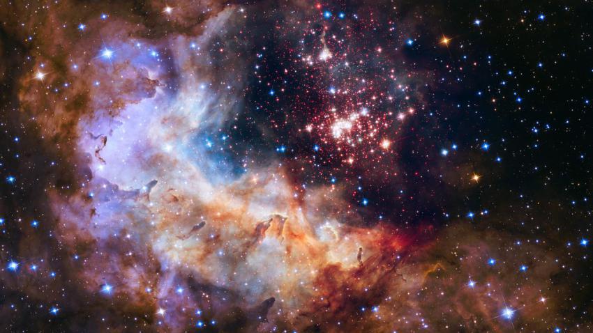NASA Unveils Celestial Fireworks as Official Hubble 25th Anniver