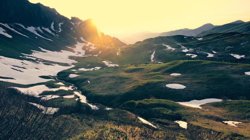 A Bavarian Sunset