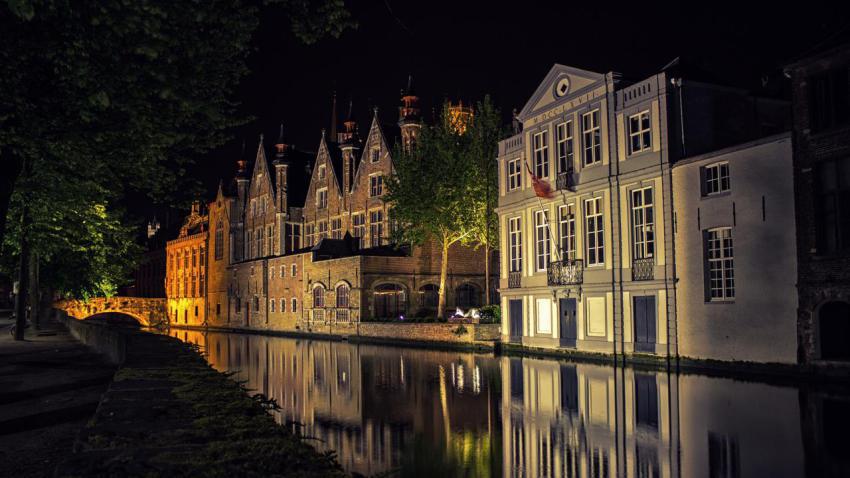 Bruges at midnight