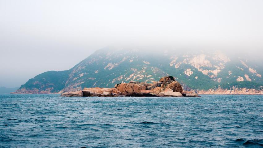 Castle Rock and Beaufort Island