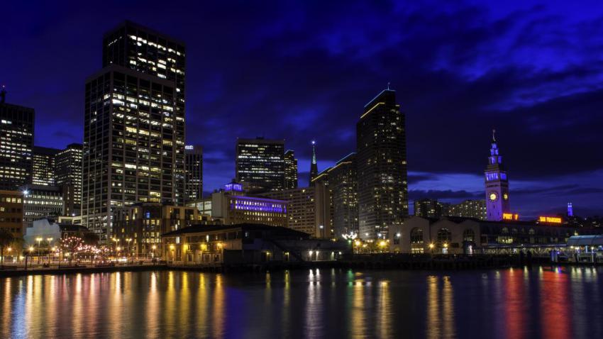 Downtown San Francisco from Pier 14