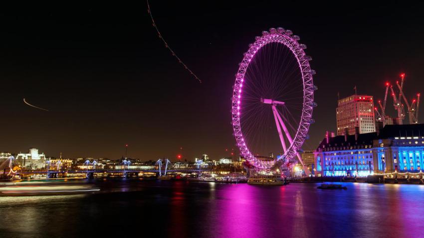London Eye by night