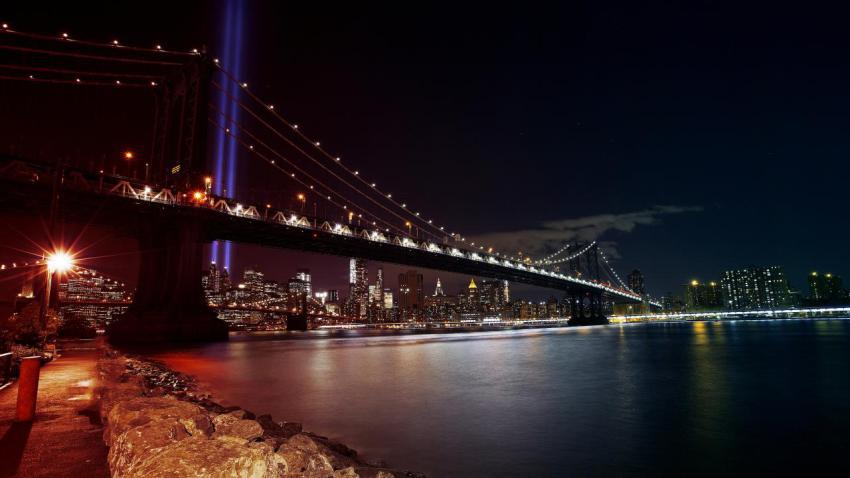 Manhattan and Brooklyn Bridge