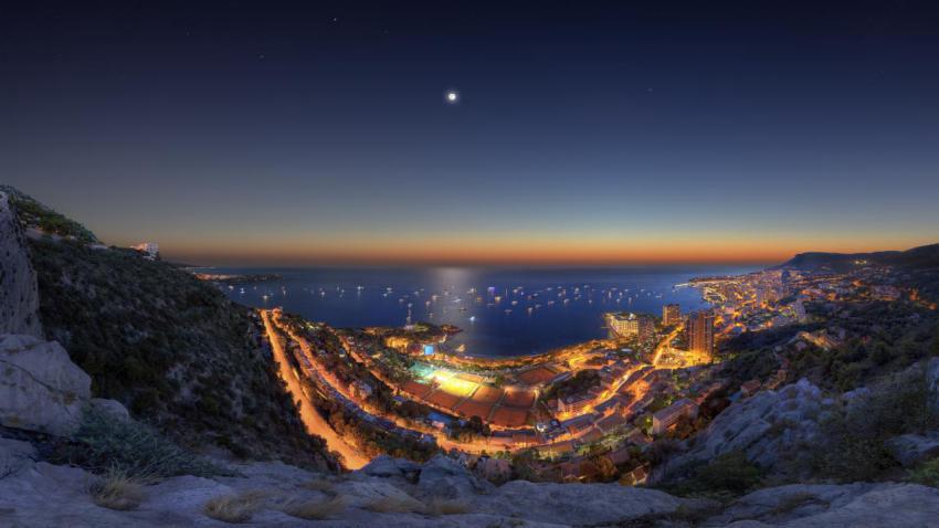 Monaco Yacht Show 2015 Sunset