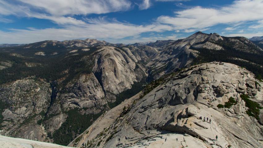 On Half Dome's Cables