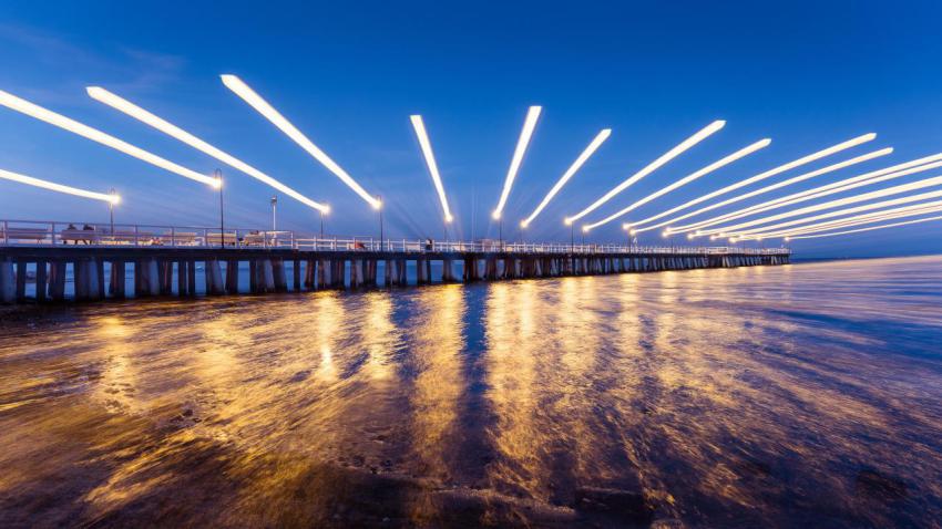 Orlowo Pier Lights
