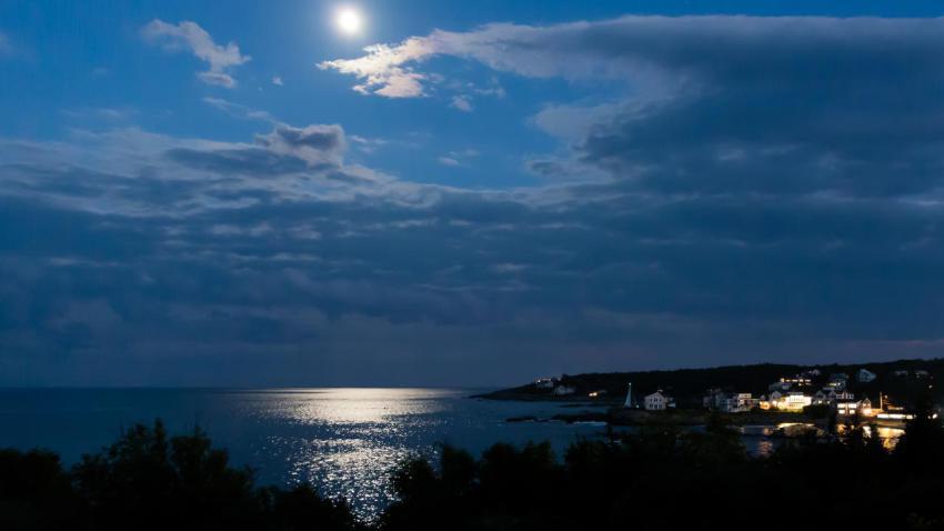 Perkins Cove Moonlight