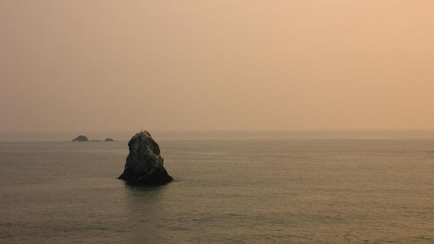 Sea Stack at Sunset