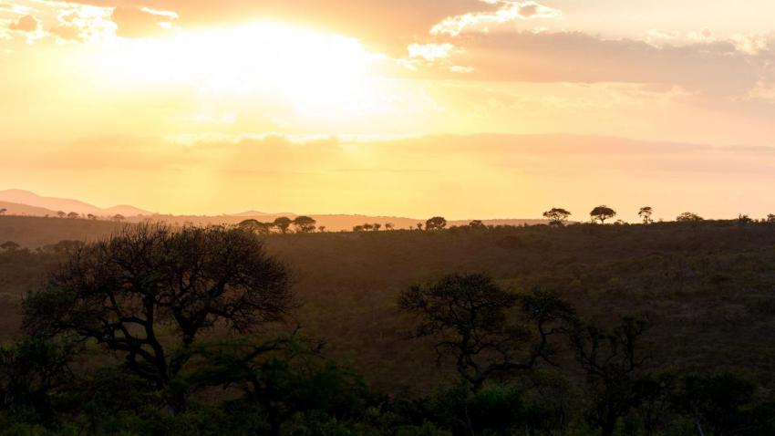 Sunrise At Hluhluwe Game Reserve South Africa