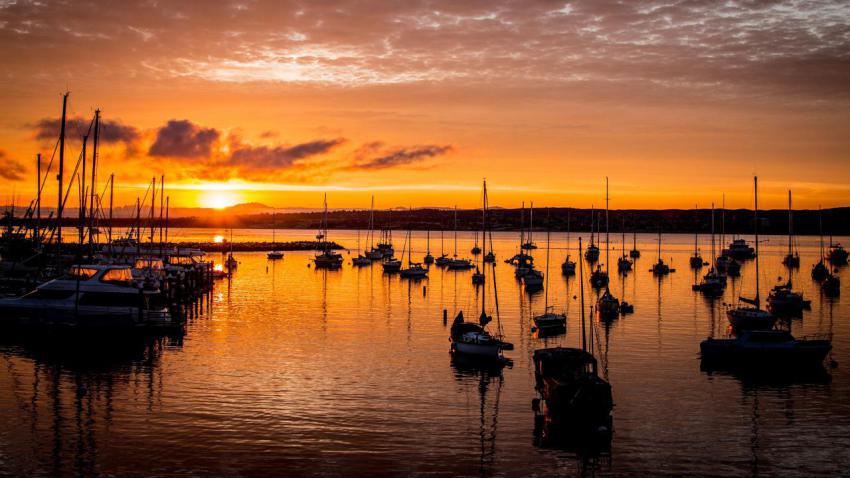 Sunrise on Monterey Bay