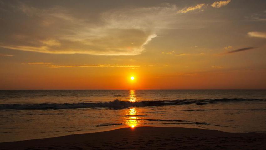 Sunset at Bentota Beach