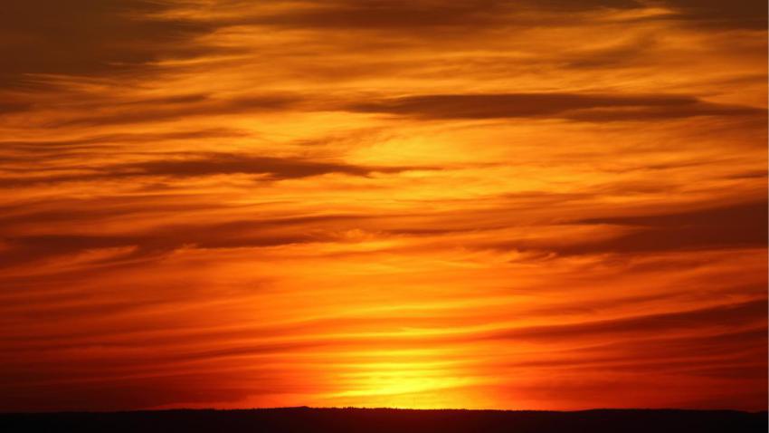 Sunset at Kvarntorpshögen