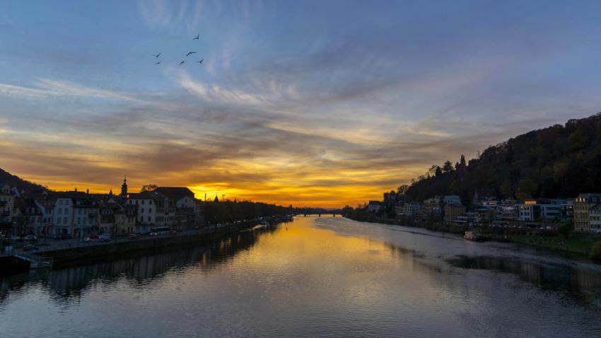 Sunset in Heidelberg