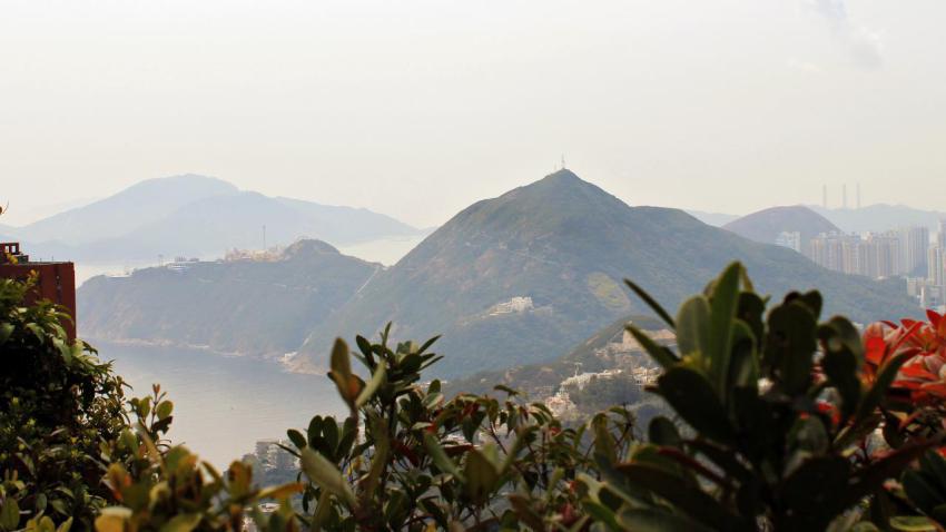 The Peak from Violet Hill, Tai Tam