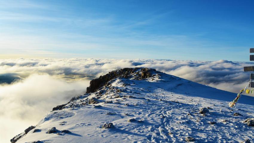 The Summit of Mt Kilimanjaro