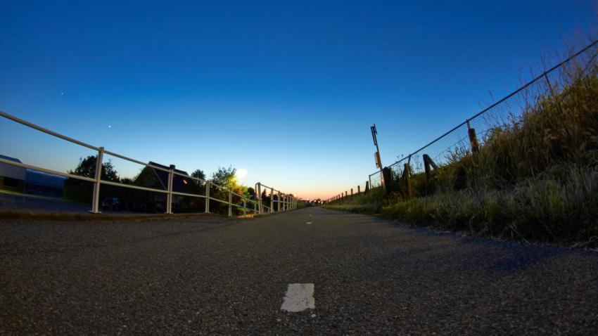 Too late for the sunset