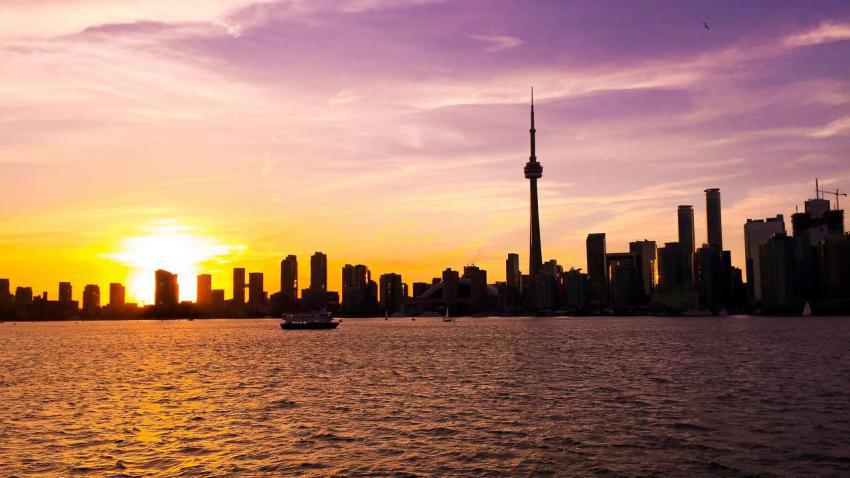 Toronto Skyline Sunset