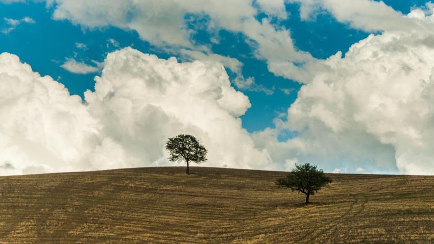 Tuscan Country Side on way to Pienza