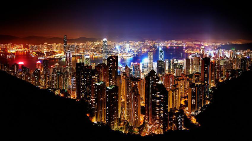 Victoria Peak at Night