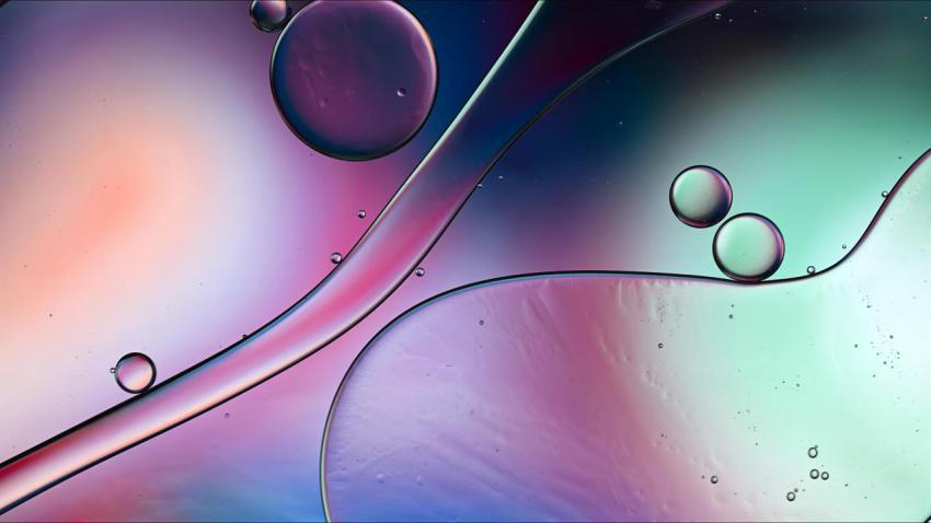 Abstract colorful food oil drops bubbles and spher 2023 11 27 05 32 41 utc