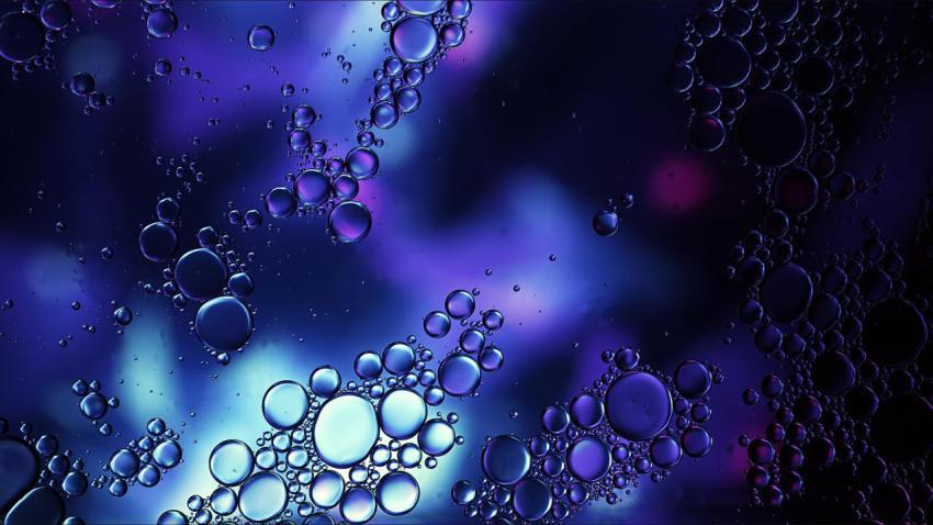 Abstract colorful food oil drops bubbles and spher 2023 11 27 05 07 17 utc