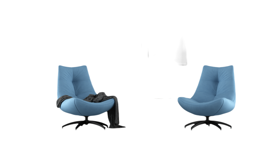 Living room set with two modern armchair on white 2025 01 07 07 09 42 utc