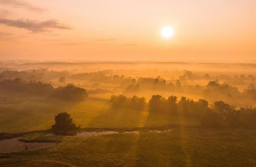 Nature scenery with sun rising above country cover 2024 11 26 23 20 20 utc