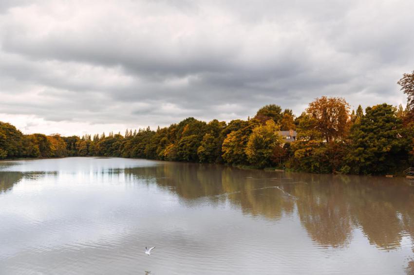 Lymm dam during autumn season 2023 11 27 05 01 22 utc