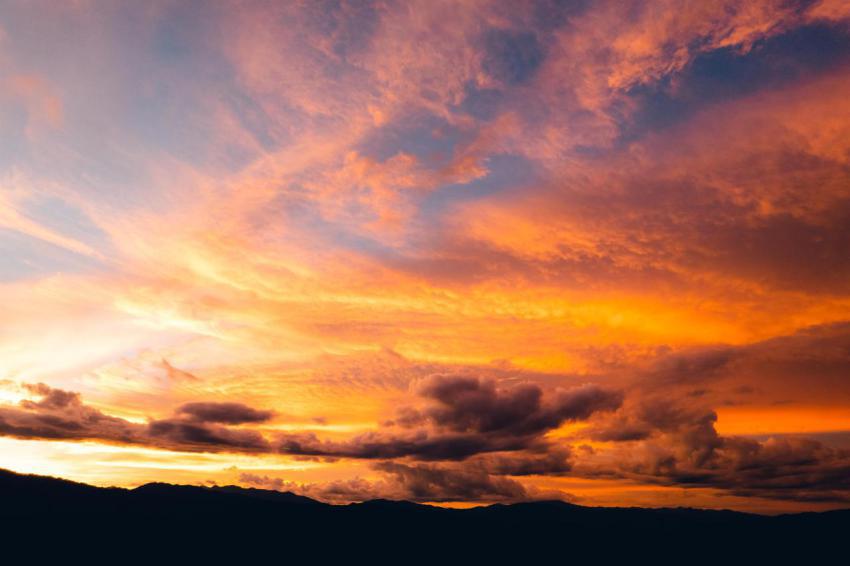 Scenic view of dramatic sky during sunset 2023 11 27 05 09 59 utc