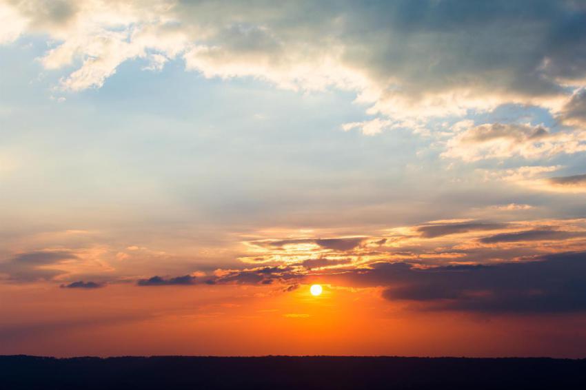 Colorful dramatic sky with cloud at sunset 2023 11 27 05 05 23 utc