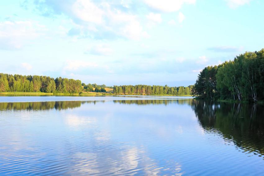 Beautiful landscape of the river bend and the fore 2024 11 27 03 37 28 utc