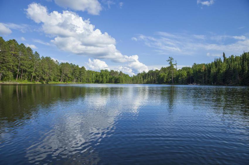 Small blue lake in northern minnesota on a balmy s 2023 11 27 04 58 35 utc