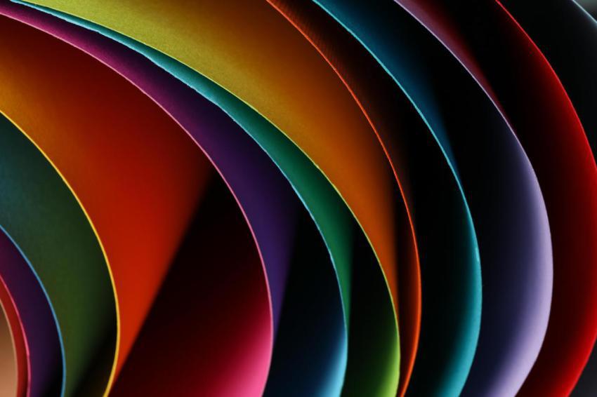 Multicolored sheets textured background close up 2023 11 27 05 10 58 utc