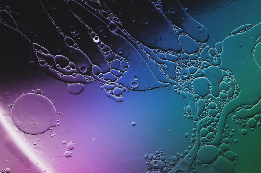 Abstract liquid background in colorful neon light 2023 11 27 05 32 54 utc