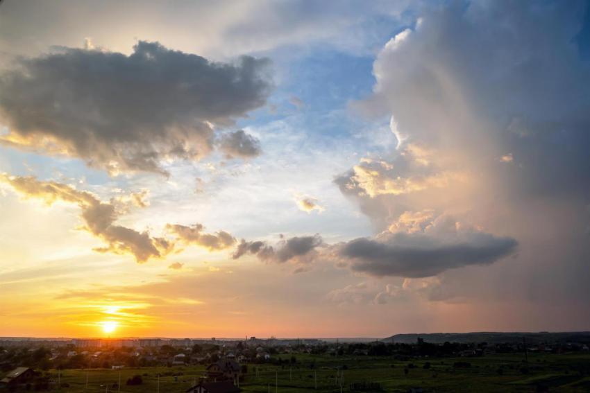 Dramatic sunset landscape of rural area with storm 2024 12 06 01 25 37 utc