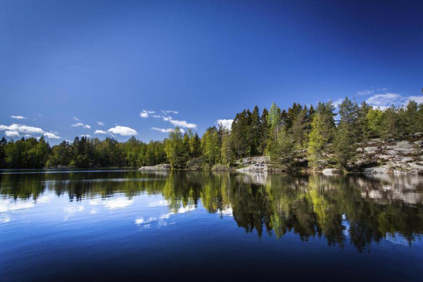 Tranquil lake drobak norway 2024 06 13 18 32 08 utc