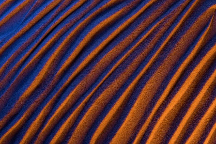 Top view of abstract wavy background with sand and 2024 11 09 21 14 36 utc