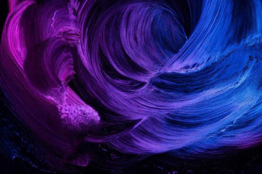 Smears of neon paint 2023 11 27 05 13 11 utc
