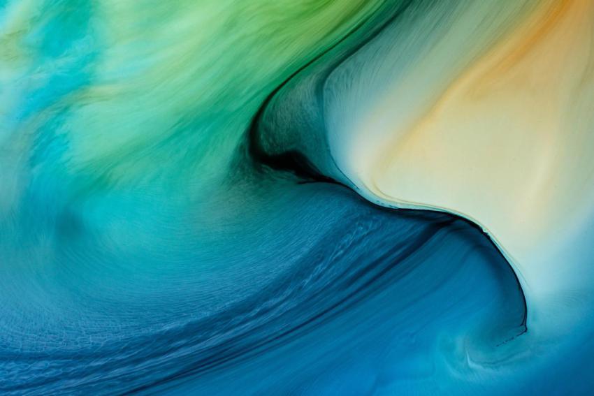 Abstract flow of liquid paints in mix 2023 11 27 04 53 02 utc