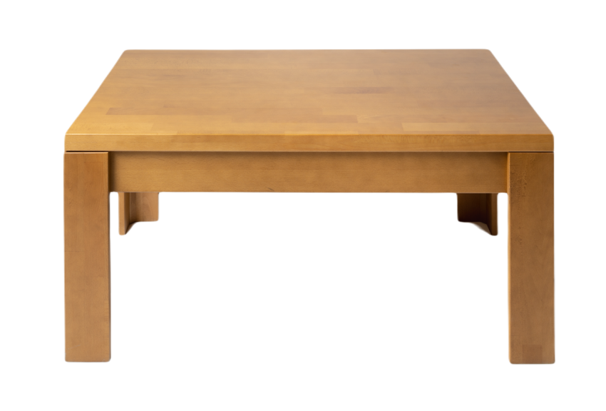 Wooden table with rectangle tabletop isolated on w 2023 11 27 05 17 04 utc