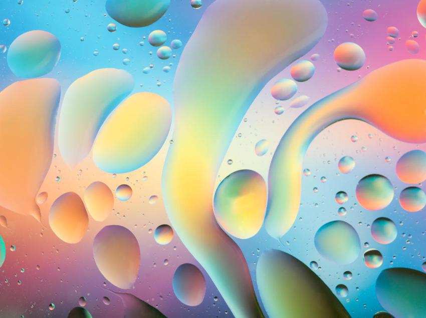 Macro of oil mixed with water 2024 10 17 16 53 03 utc