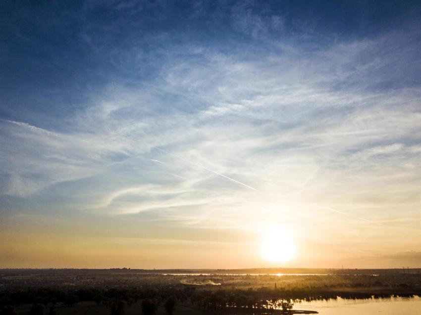 Absolutely amazing sunset dusk over the river with 2024 10 31 21 43 42 utc