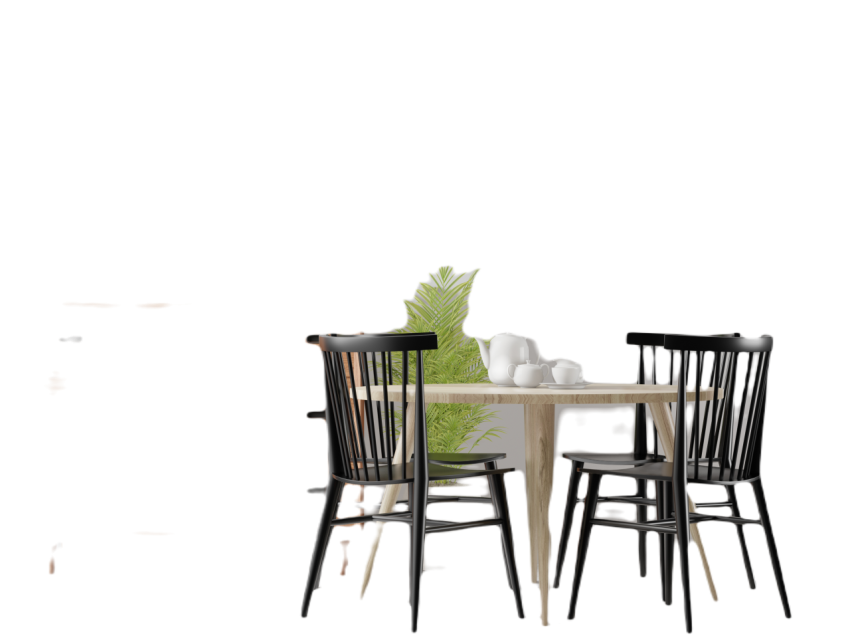 The dining table set in the room has a picture fra 2023 11 27 04 53 16 utc