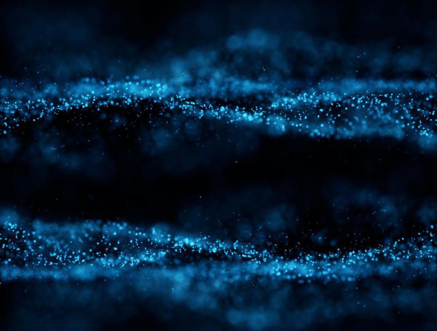 Abstract particles render on dark background grap 2024 10 18 10 05 10 utc