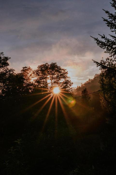 Amazing sunset over a mountain 2024 12 01 06 56 44 utc