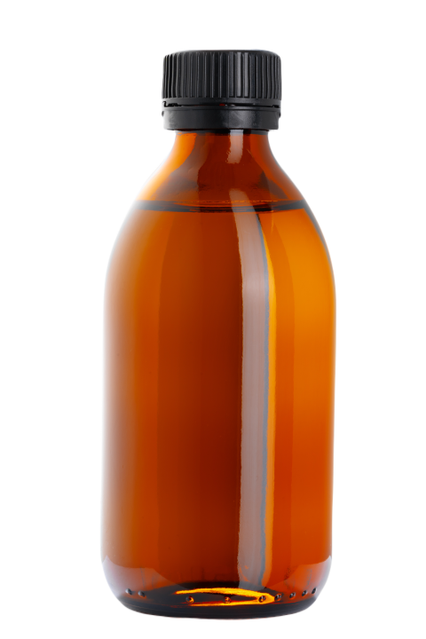 Brown plastic glass bottle for cosmetics isolated 2023 11 27 05 15 13 utc